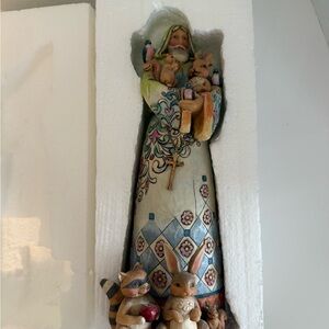 Jim Shore “Lord Make Me an Instrument of Your Peace St. Francis with Animals